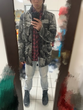 「Levi's（リーバイス）のアイテム（その他アウター）」を使った、yamapiedoさん（メンズ・168cm）の冬コーディネート