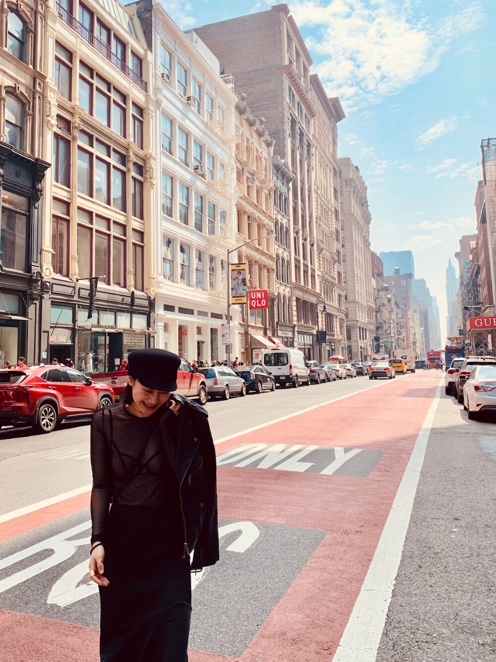 「annannootd、andotherstories、Victoria's Secret、Dior、Ralph Lauren」｜「Diorのアイテム（ハット、ブラック系）」を使った、Ann Chenさん（レディース・161cm）の夏コーディネートの1枚目の写真