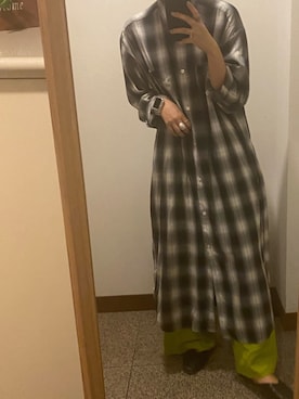 「JOURNAL STANDARD relume（ジャーナルスタンダード　レリューム）のアイテム（シャツワンピース）」を使った、knさん（レディース・155cm）の秋コーディネート