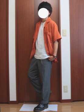 「EMMA  CLOTHES」｜「アイテム（その他シューズ）」を使った、もっちーさん（メンズ・167cm）の夏コーディネート