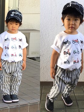 yamaさん（キッズ・80cm）の夏コーディネート
