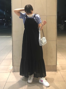 「mocha（モチャ）のアイテム」を使った、🪡 kana 🦕さん（レディース・161cm）の夏コーディネート