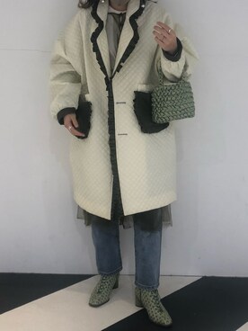 「merry jenny（メリージェニー）のアイテム（ブーツ）」を使った、🪡 kana 🦕さん（レディース・161cm）の冬コーディネート