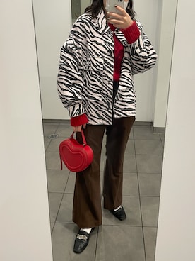 🪡 kana 🦕さん（レディース・161cm）の冬コーディネート