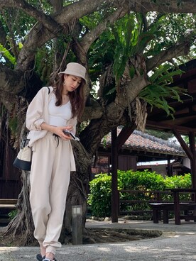 帽子を使った 沖縄旅行 の人気ファッションコーディネート Wear