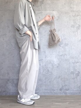 「RAGEBLUE（レイジブルー）のアイテム（ショルダーバッグ）」を使った、くま🧸さん（メンズ・174cm）の春コーディネート