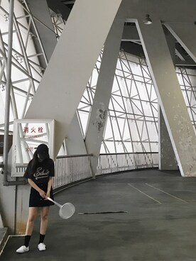 「SHOWROOM（ショールーム）のアイテム」を使った、ju_ziiiさん（レディース・163cm）の秋コーディネート