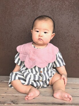 「LaStella（ラステラ）のアイテム」を使った、coco♩さん（キッズ・90cm）の夏コーディネート