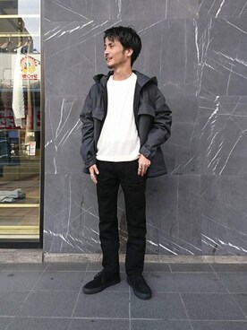 「SIVIGLIA（シビリア）のアイテム」を使った、shimodaさん（メンズ・160cm）の秋コーディネート