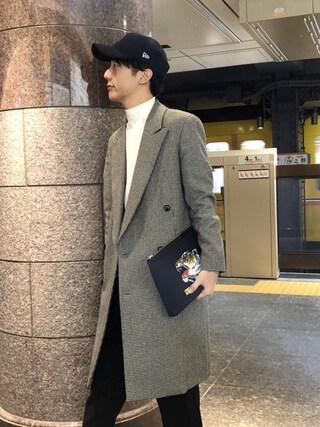 Paul Smith（ポールスミス）の「HOUND-TOOTH WOOL DOUBLE COAT