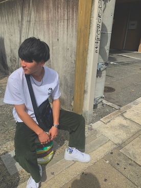 「アイテム（ピアス（片耳用））」を使った、ひょうちゃんさん（メンズ・168cm・10代）の秋コーディネート