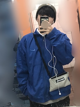 「MSCHF（ミスチーフ）のアイテム」を使った、とさん（メンズ・167cm）の冬コーディネート