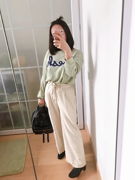 「Jayro（ジャイロ）のアイテム（パンツ）」を使った、ChiChanさん（レディース・153cm）の冬コーディネート