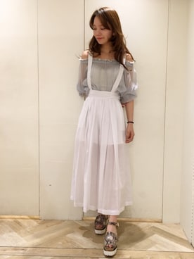 「snidel」｜natumi watanabeさん（レディース・164cm）の冬コーディネート