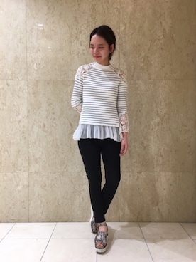 「SNIDEL（スナイデル）のアイテム（パンプス）」を使った、natumi watanabeさん（レディース・164cm）の春コーディネート