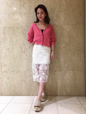 「snidel」｜「アイテム（ジャケット/アウター）」を使った、natumi watanabeさん（レディース・164cm）の春コーディネート