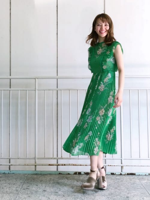 Natumi Watanabe Snidel Snidelのワンピースを使ったコーディネート Wear