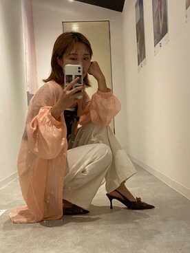 「古着好きな人と繋がりたい」｜「アイテム（キャミソール）」を使った、𝐬𝐚𝐲𝐚..さん（レディース・154cm）の夏コーディネート