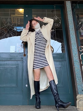 「JAM（ジャム）のアイテム（ジャケット/アウター）」を使った、𝐬𝐚𝐲𝐚..さん（レディース・154cm）の冬コーディネート