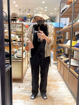 「arth」｜「アイテム（サロペット/オーバーオール）」を使った、akiさん（レディース・156cm）の春コーディネート