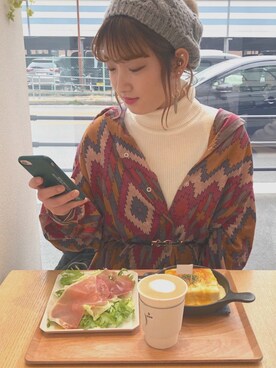 「カルバンクライン」｜「アイテム（PC・スマホグッズ/家電）」を使った、ゆうさん（レディース・164cm）の冬コーディネート