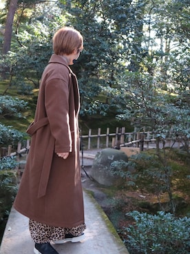 「MURUA（ムルーア）のアイテム（ピアス（両耳用））」を使った、ゆうさん（レディース・165cm）の冬コーディネート