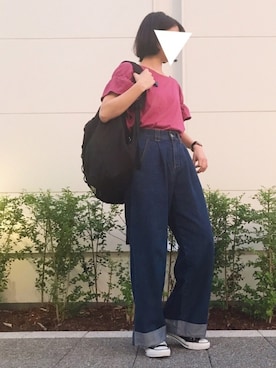 makįさん（レディース・157cm）の夏コーディネート