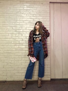 「アイテム（ポーチ）」を使った、tanniさん（レディース・161cm）の冬コーディネート