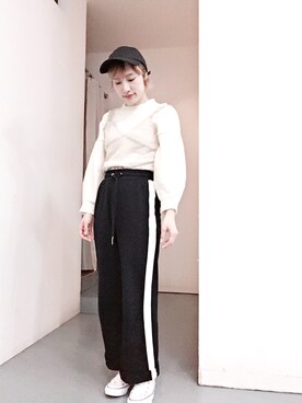 「アイテム（キャミソール、ベージュ系）」を使った、pink...さん（レディース・153cm）の春コーディネート