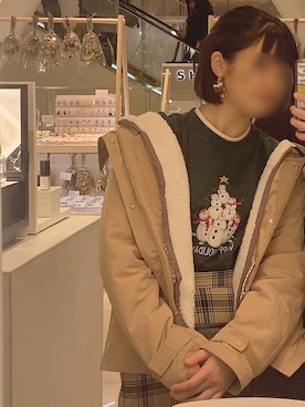 Muさん（レディース・162cm）の冬コーディネート