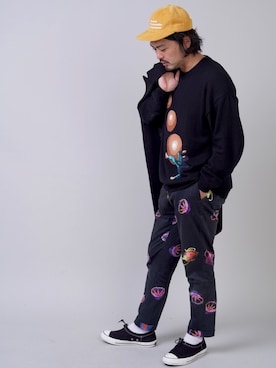 「SPINNS（スピンズ）のアイテム（トレンチコート）」を使った、oillnomuraさん（メンズ・175cm）の冬コーディネート