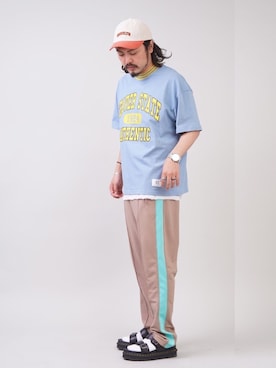 「UGG（アグ）のアイテム（パンツ）」を使った、oillnomuraさん（メンズ・175cm）の春コーディネート