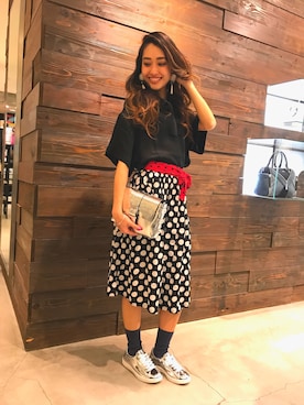 MIONAKAJIMAさん（レディース・161cm）の春コーディネート