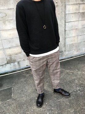 「WEGO（ウィゴー）のアイテム（その他トップス）」を使った、k.kさん（メンズ・170cm）の冬コーディネート