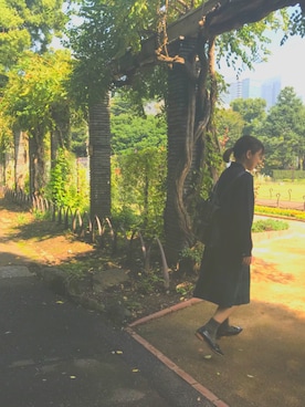 「BEAMS（ビームス）のアイテム（パンプス）」を使った、Finnさん（レディース・154cm）の秋コーディネート