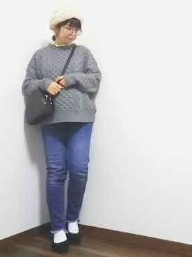 yakkoさん（レディース・152cm）の冬コーディネート