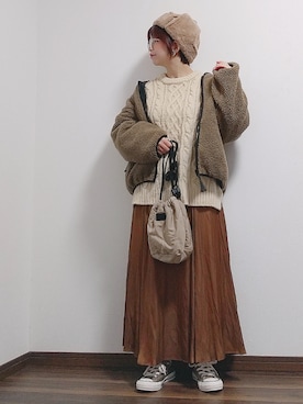 yakkoさん（レディース・152cm）の冬コーディネート