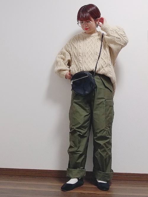 Yakkoさんのカーゴパンツを使ったコーディネート Zozotown