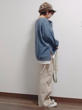 「La-gemme」｜「アイテム（帽子）」を使った、yakkoさん（レディース・152cm）の冬コーディネート