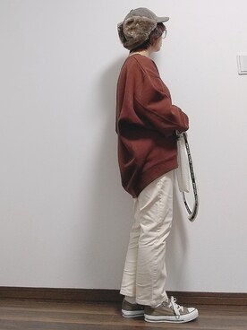 「La-gemme」｜「アイテム（帽子）」を使った、yakkoさん（レディース・152cm）の冬コーディネート