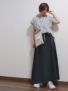 「にゃー」｜「アイテム（アクセサリー）」を使った、yakkoさん（レディース・152cm）の春コーディネート