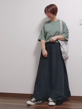 「junes（ジュネス）のアイテム」を使った、yakkoさん（レディース・152cm）の夏コーディネート