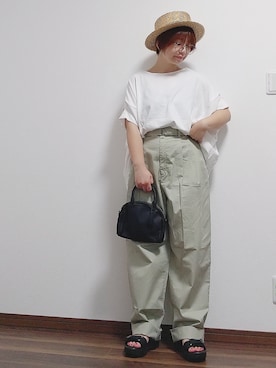 「RETOROGIRL」｜yakkoさん（レディース・152cm）の夏コーディネート