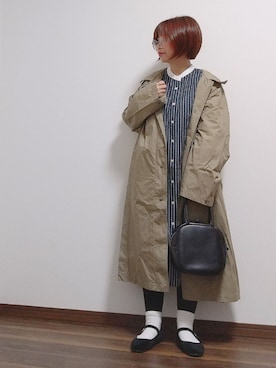 「アイテム（その他アウター）」を使った、yakkoさん（レディース・152cm）の秋コーディネート