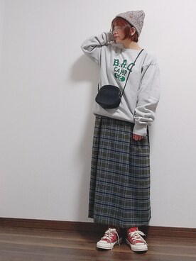 「polcadot」｜「アイテム（アクセサリー）」を使った、yakkoさん（レディース・152cm）の秋コーディネート