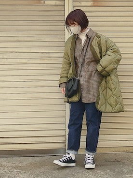 「MB mint breeze（エムビーミントブリーズ）のアイテム」を使った、yakkoさん（レディース・152cm）の冬コーディネート