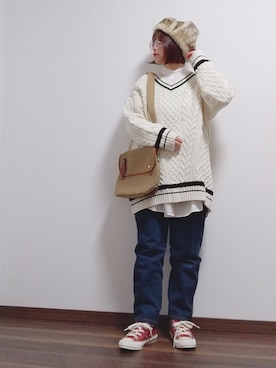 yakkoさん（レディース・152cm）の冬コーディネート