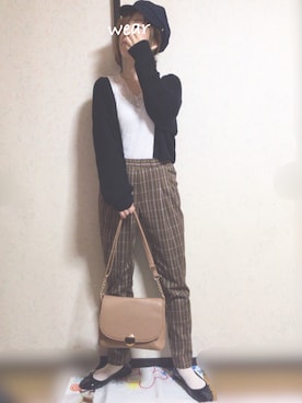 「AMERICAN HOLIC」｜つねさん（レディース・151cm）の秋コーディネート