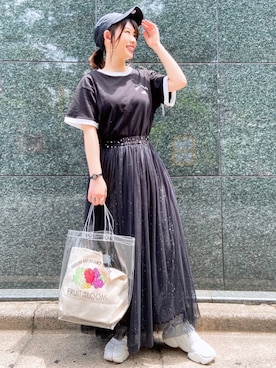 つんさん（レディース・154cm）の夏コーディネート