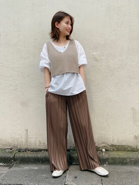「Right-on（ライトオン）のアイテム（アンサンブル）」を使った、つんさん（レディース・154cm）の秋コーディネート